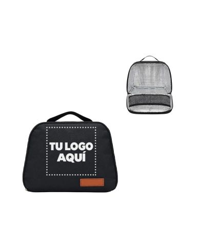Lonchera Termica Color Negro - personalizable con tu logo