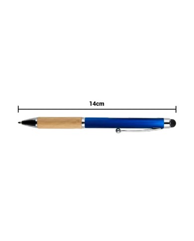 Boligrafo Bamboo Berlin Con Touch Azul