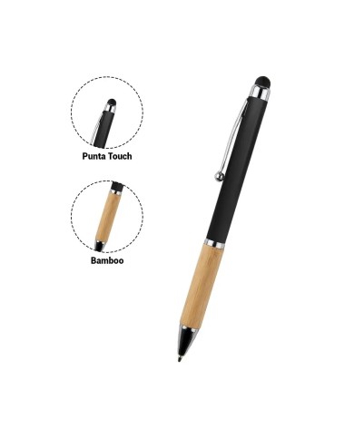 Boligrafo Bamboo Berlin Con Touch Negro