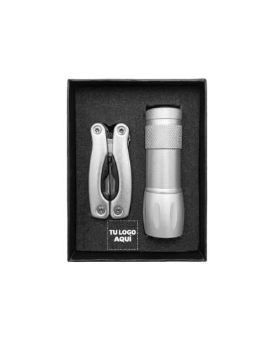 Set De Linterna Con Pinzas 9 Funciones - personalizable con tu logo
