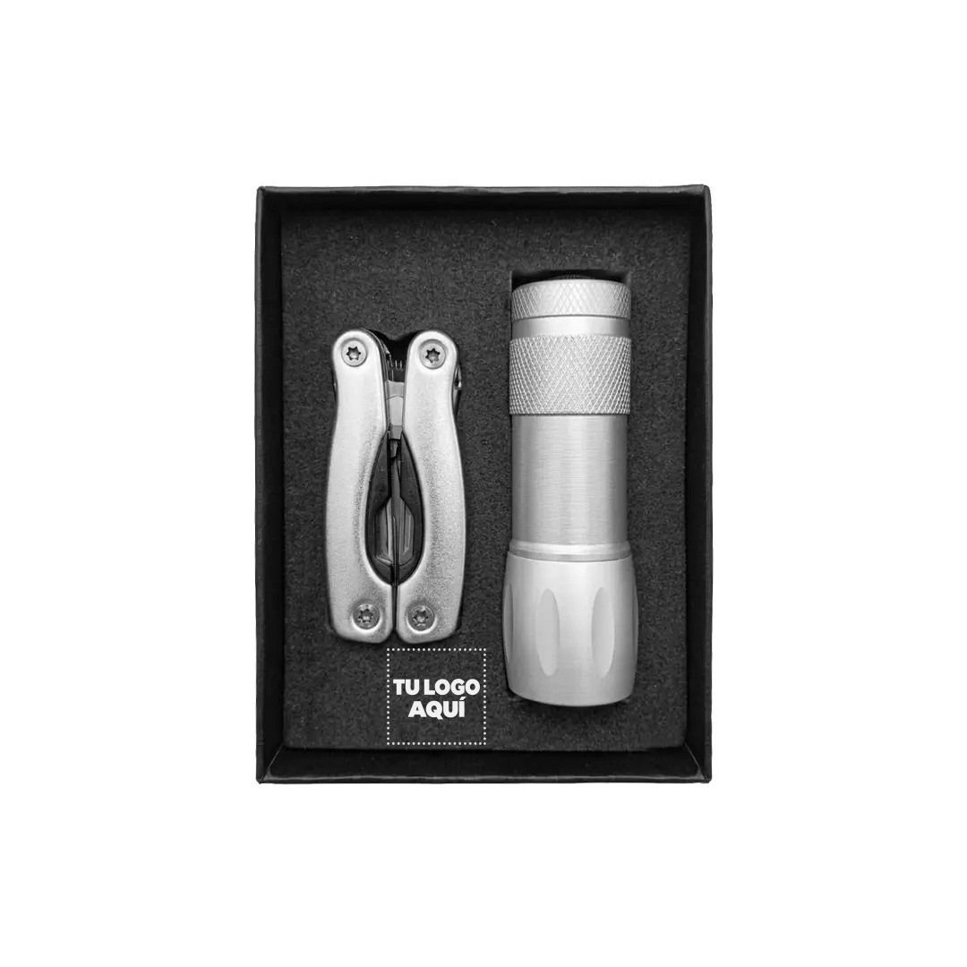 Set De Linterna Con Pinzas 9 Funciones - personalizable con tu logo