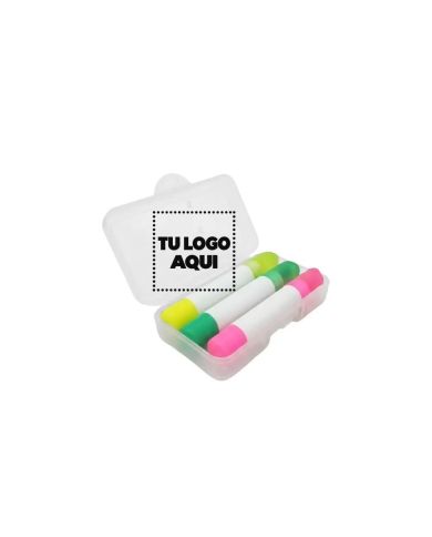 Set De Resaltadores Gel Trio - personalizable con tu logo