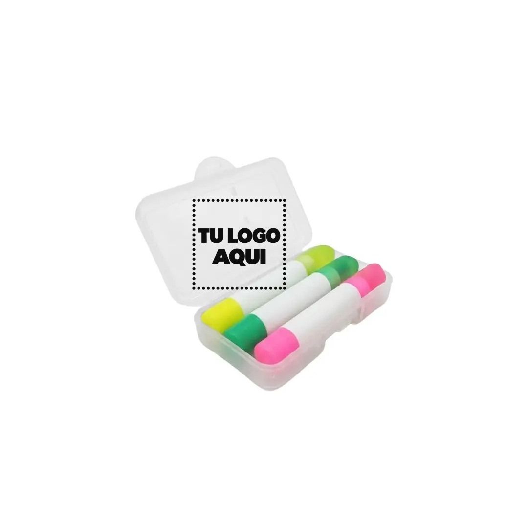 Set De Resaltadores Gel Trio - personalizable con tu logo