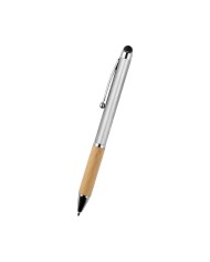 Boligrafo Bamboo Berlin Con Touch Plateada