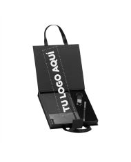 Set Ejecutivo Tipo Maletin Color Negro - personalizable con tu logo