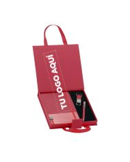 Set Ejecutivo Tipo Maletin Color Rojo - personalizable con tu logo