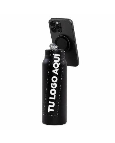 Termo Con Soporte Magnetico Para Celular 720 Ml - personalizable con tu logo