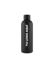 Termo Rubber De Acero Inoxidable Color Negro - personalizable con tu logo