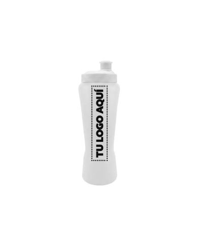 Tomatodo Curve Blanco Solido 560Ml Pvc - personalizable con tu logo
