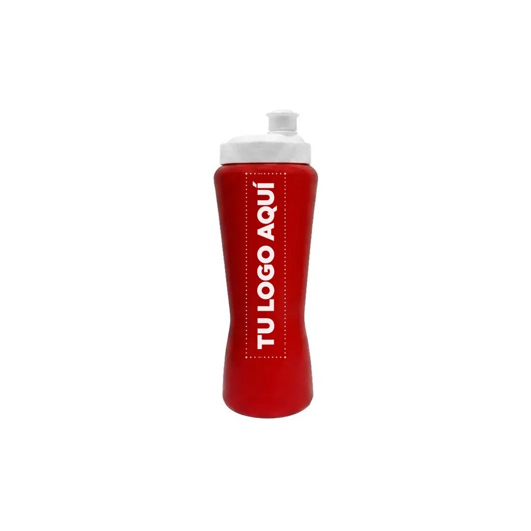 Tomatodo Rojo Sólido 560 ml PVC - personalizable con tu logo