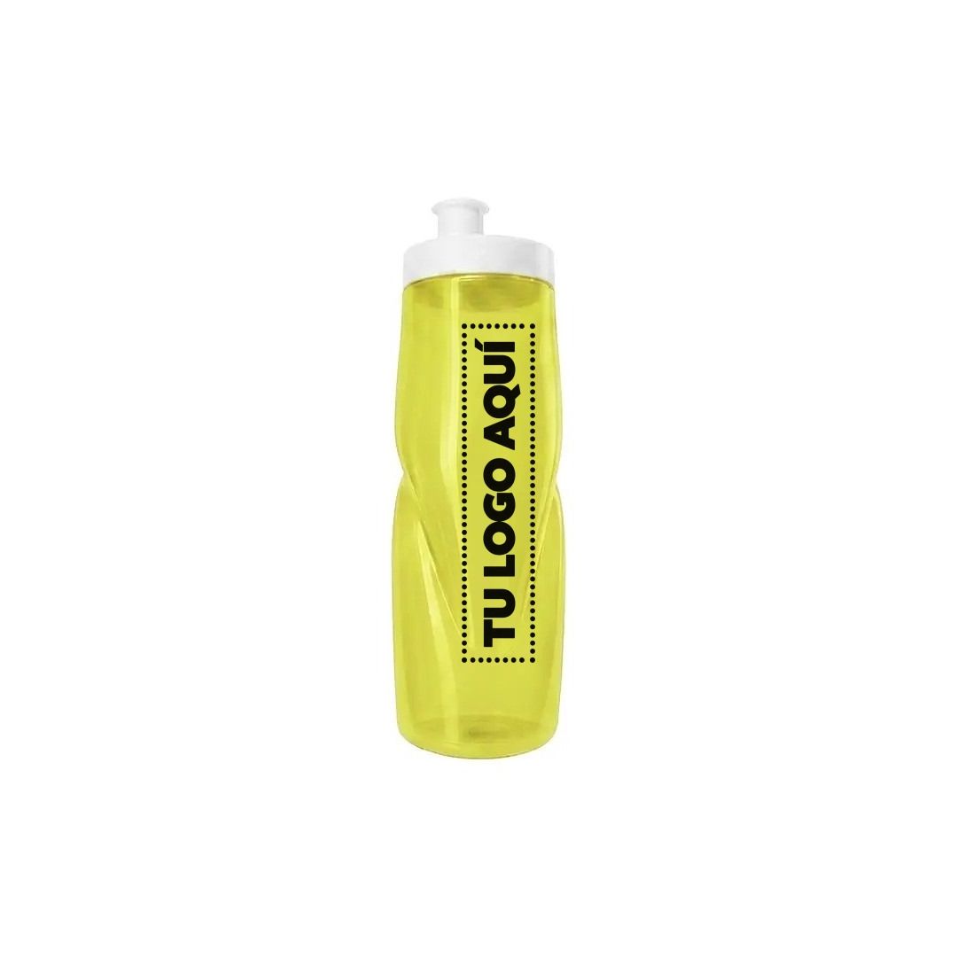 Tomatodo Amarillo Traslúcido Con Tapa Estándar 650 ml - personalizable con tu logo