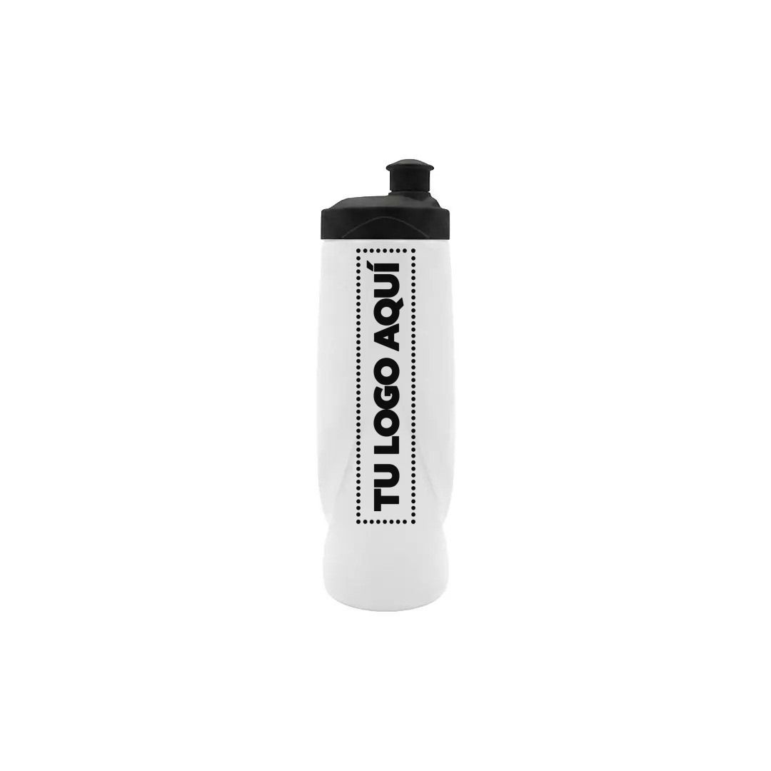 Tomatodo Blanco Sólido Con Tapa Estándar 650 ml - personalizable con tu logo