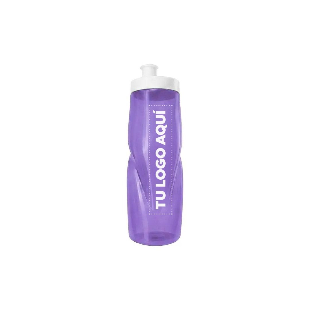 Tomatodo Morado Traslúcido Con Tapa Estándar 650 ml - personalizable con tu logo