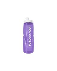 Tomatodo Morado Traslúcido Con Tapa Estándar 650 ml - personalizable con tu logo