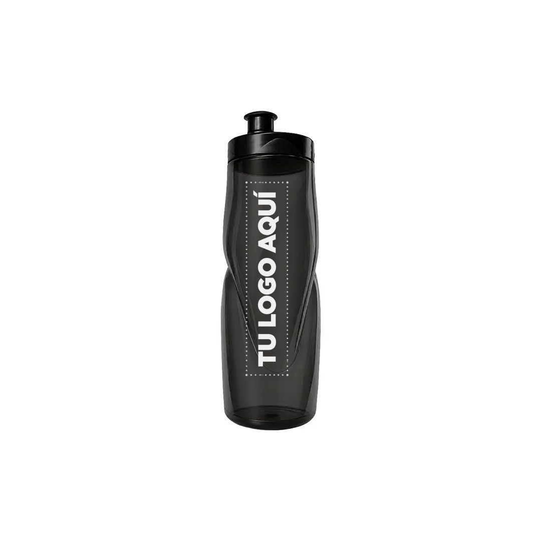 Tomatodo Global Negro Trasl Con Tapa Standar 650 Ml - personalizable con tu logo