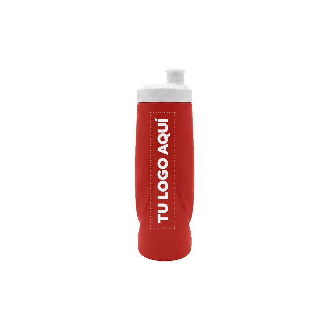Tomatodo Rojo Tono 2 Con Tapa Estándar 650 ml - personalizable con tu logo