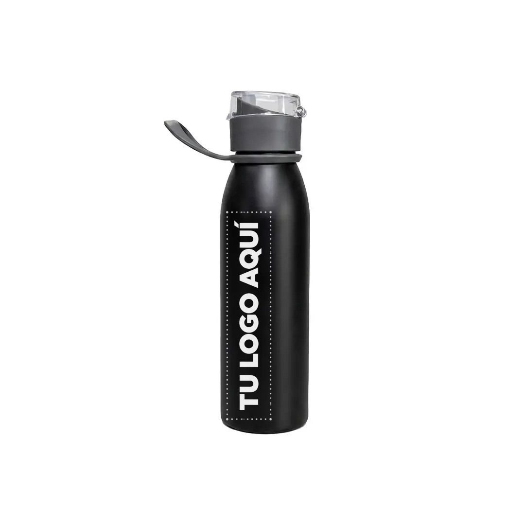 Tomatodo Metalico Siclo Color Negro - personalizable con tu logo