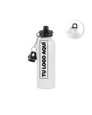 Tomatodo Tinman Blanco Con Doble Tapa 750Ml - personalizable con tu logo