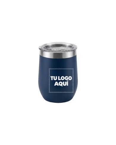 Vaso Termico Tumbler 360 Ml Color Azul - personalizable con tu logo