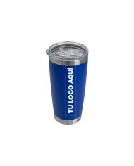 Vaso Termico Tumbler Azul Electrico - personalizable con tu logo