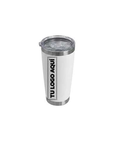 Vaso Termico Tumbler Blanco - personalizable con tu logo