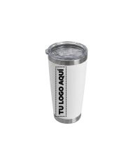 Vaso Termico Tumbler Blanco - personalizable con tu logo