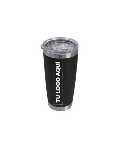 Vaso Termico Tumbler Negro - personalizable con tu logo