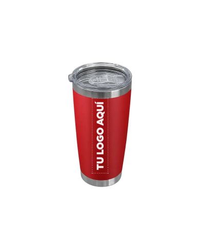 Vaso Termico Tumbler Rojo - personalizable con tu logo