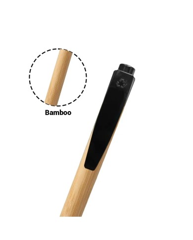 Boligrafo Bamboo Color Negro