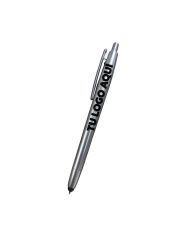 Boligrafo Atenas Plateado Con Touch - personalizable con tu logo