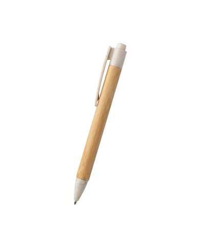 Boligrafo Bamboo Con Detalles De Avena