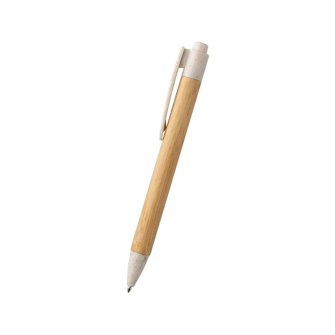 Boligrafo Bamboo Con Detalles De Avena