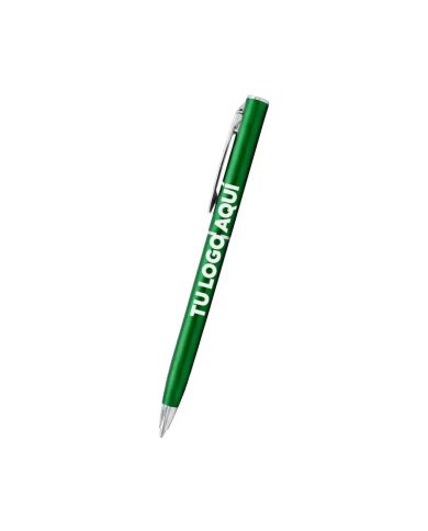 Boligrafo Golden Verde - personalizable con tu logo