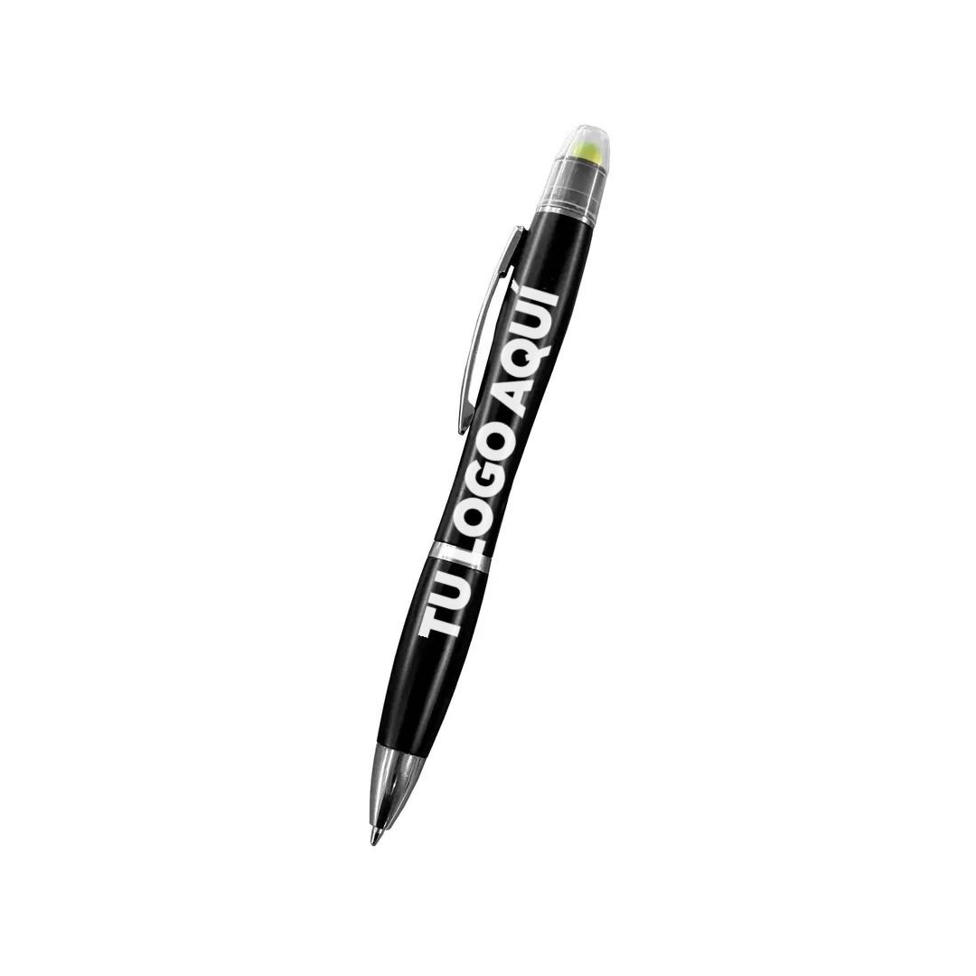 Boligrafo Resaltador Select Negro - personalizable con tu logo