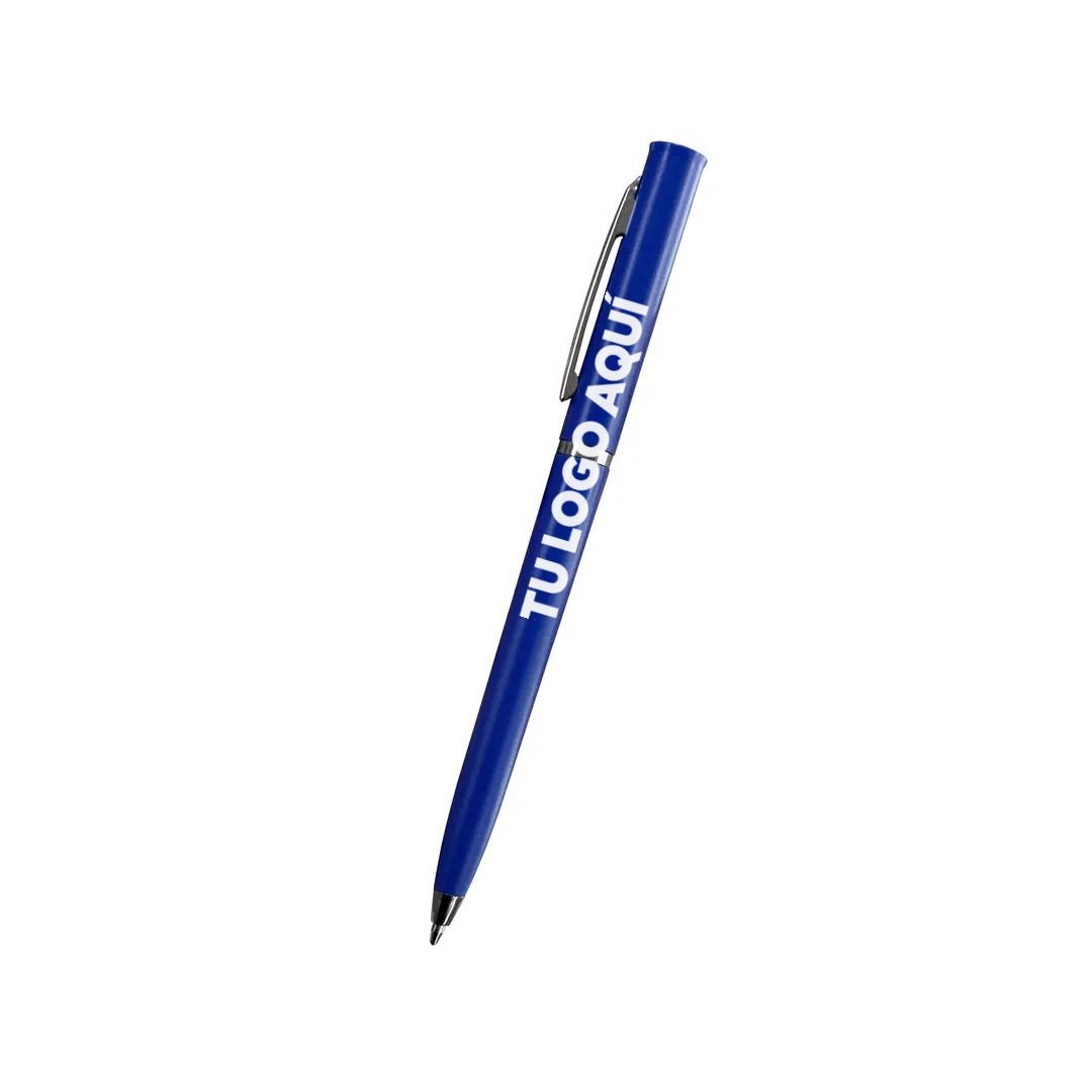 Bolígrafo Azul Eléctrico - personalizable con tu logo