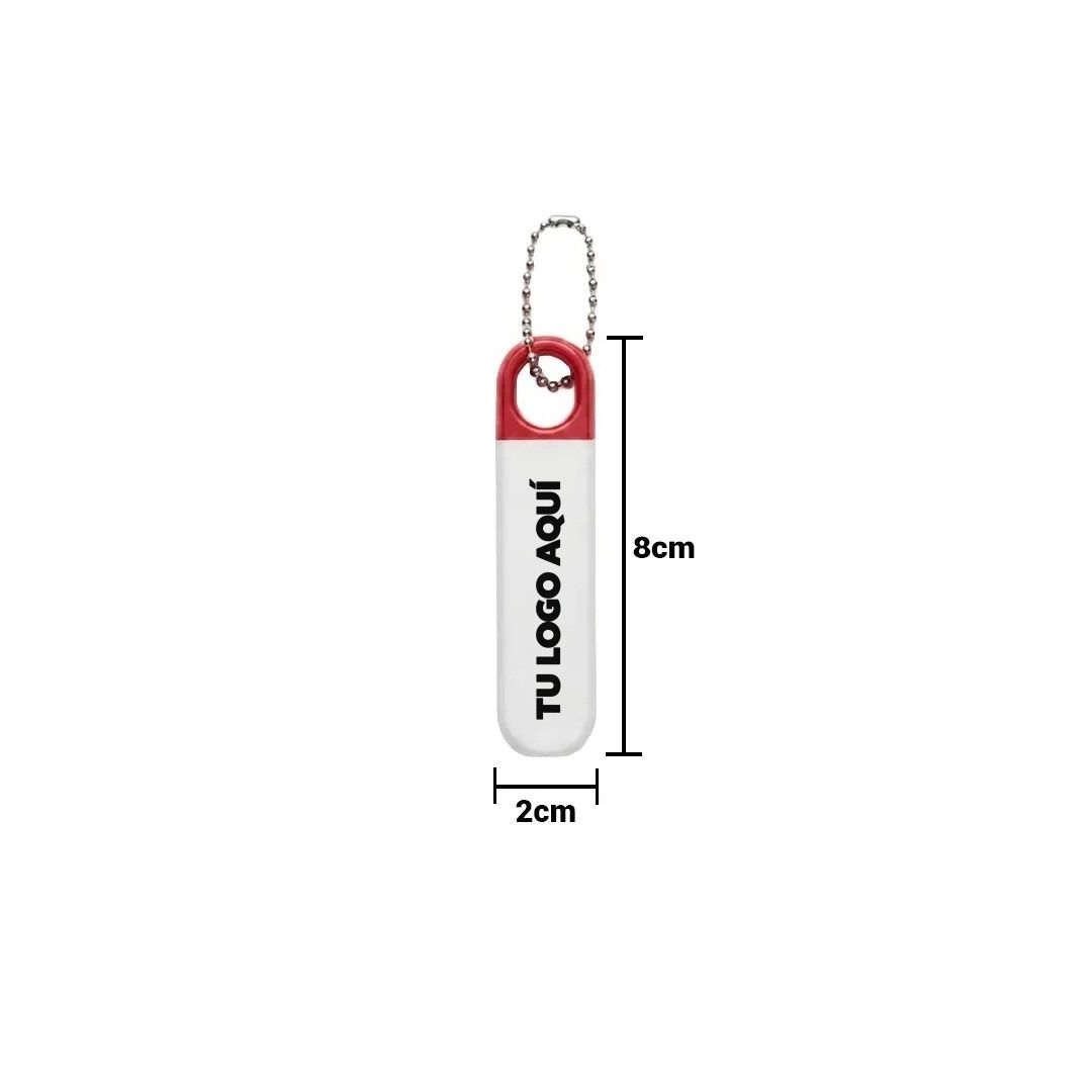 Llavero Con Destornilladores Blanco Con Rojo - personalizable con tu logo