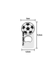 Destapador Magnetico Futbol - personalizable con tu logo