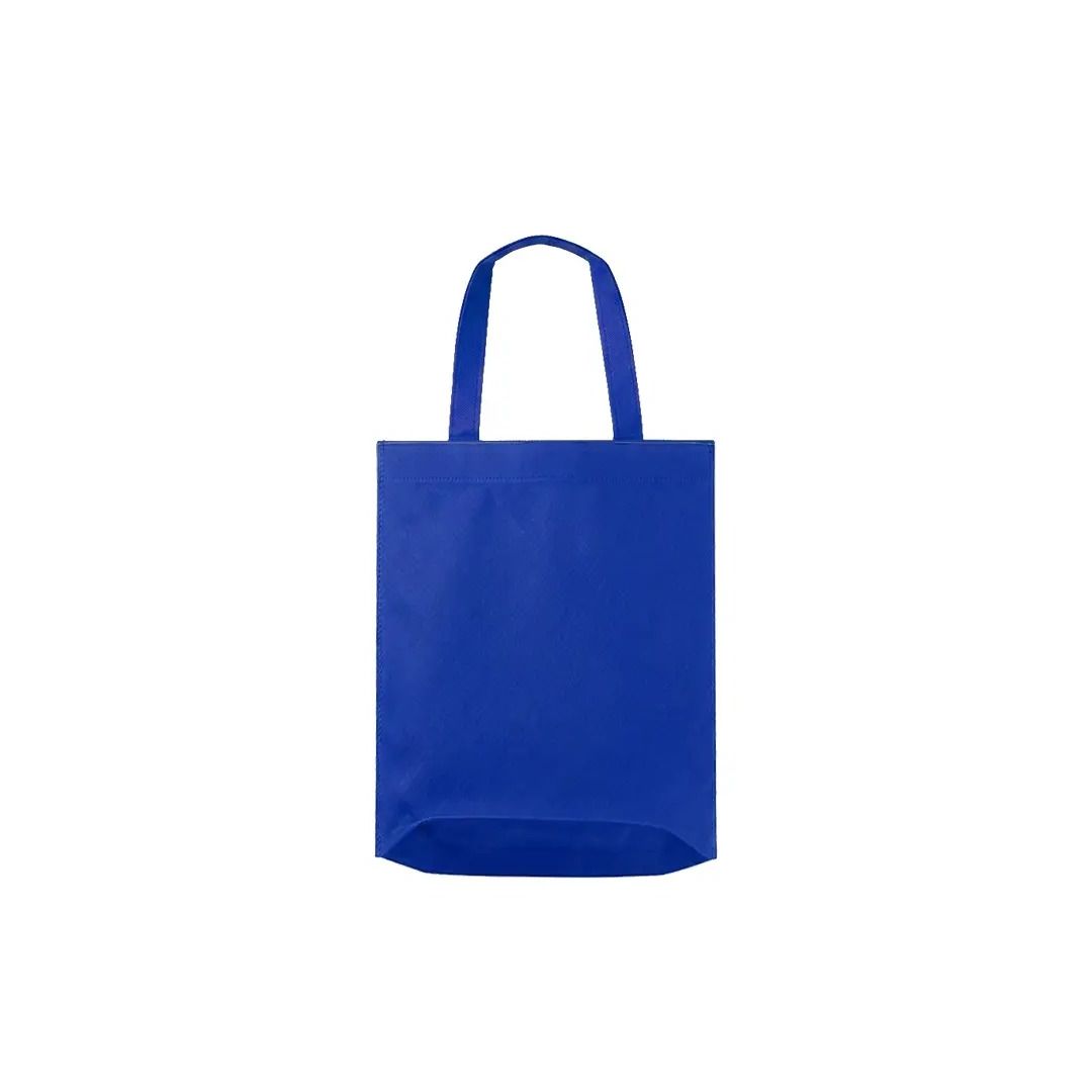 Bolso Cambrela Azul Con Tira Cosido 30X37X10