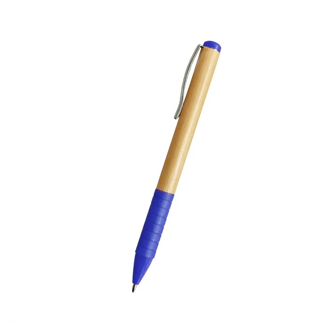 Boligrafo Bamboo Grip Azul