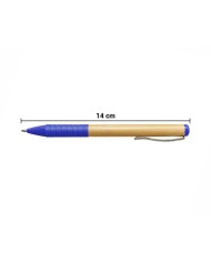 Boligrafo Bamboo Grip Azul