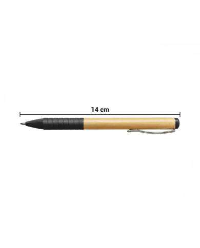 Boligrafo Bamboo Grip Negro