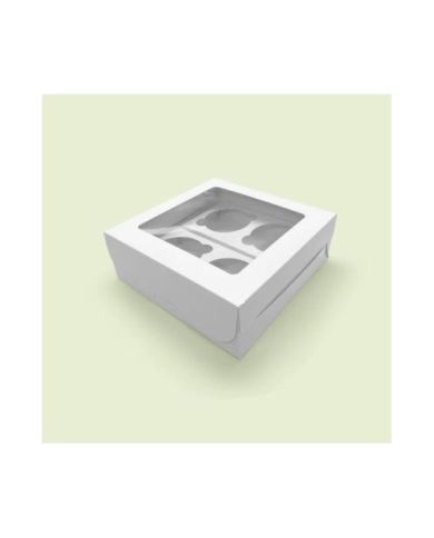Caja para 4 Cupcakes