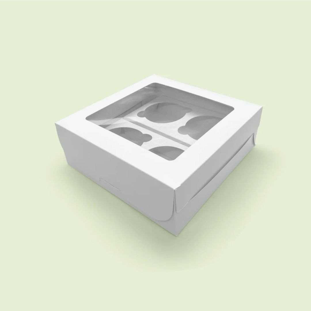 Caja para 4 Cupcakes