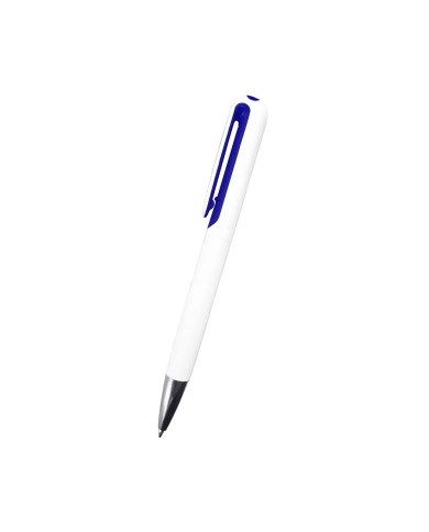 Boligrafo Bicolor Blanco Con Azul