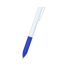 Boligrafo Click Plus Blanco Con Azul