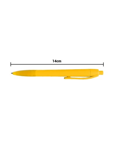 Boligrafo Colori Grip Amarillo Solido