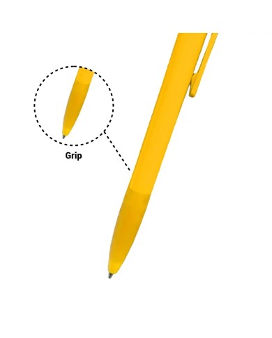 Boligrafo Colori Grip Amarillo Solido