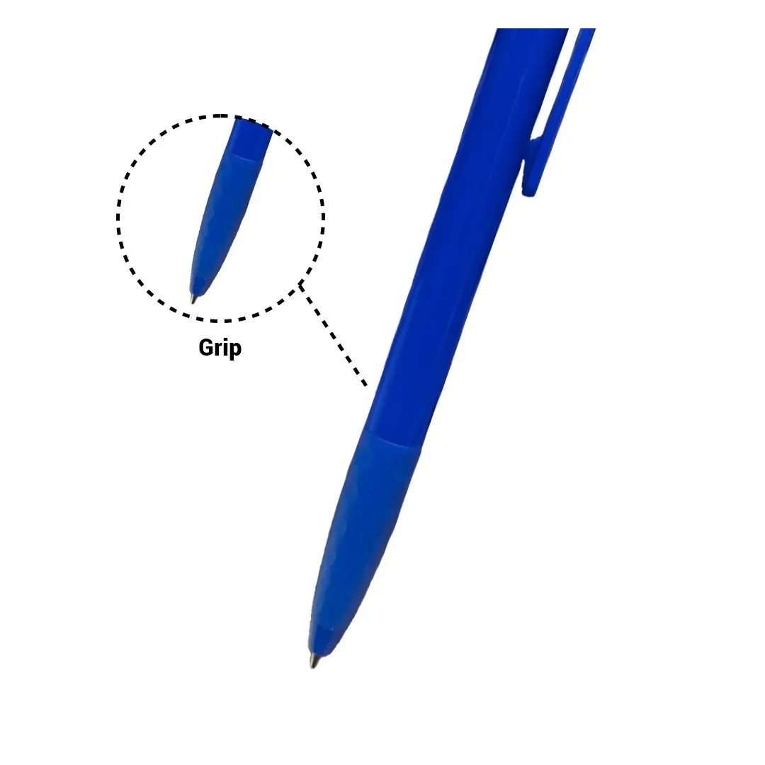 Boligrafo Colori Grip Azul Solido