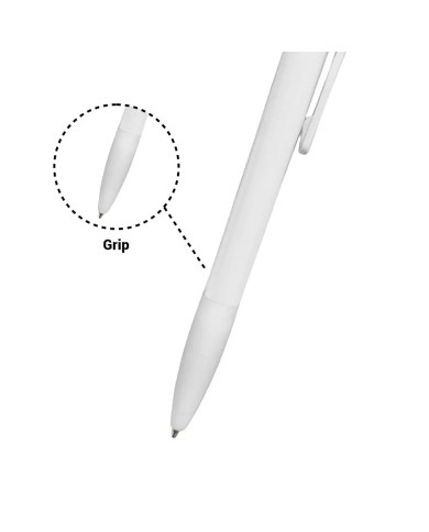 Boligrafo Colori Grip Blanco Solida