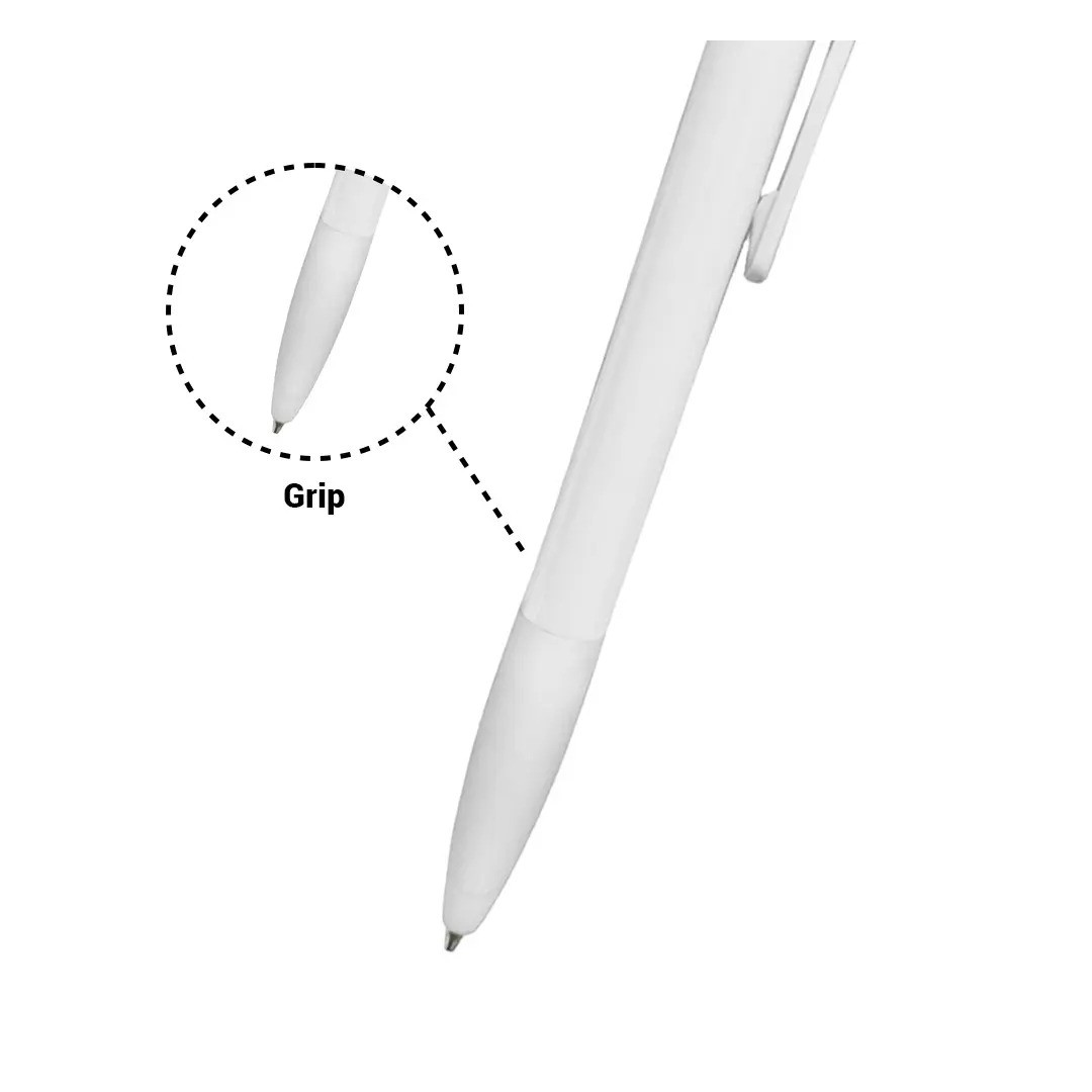 Boligrafo Colori Grip Blanco Solida